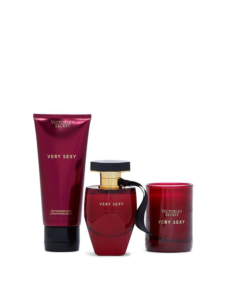 پک کادویی Very Sexy ویکتوریا سکرت (عطر، شمع عطری و لوسیون)
