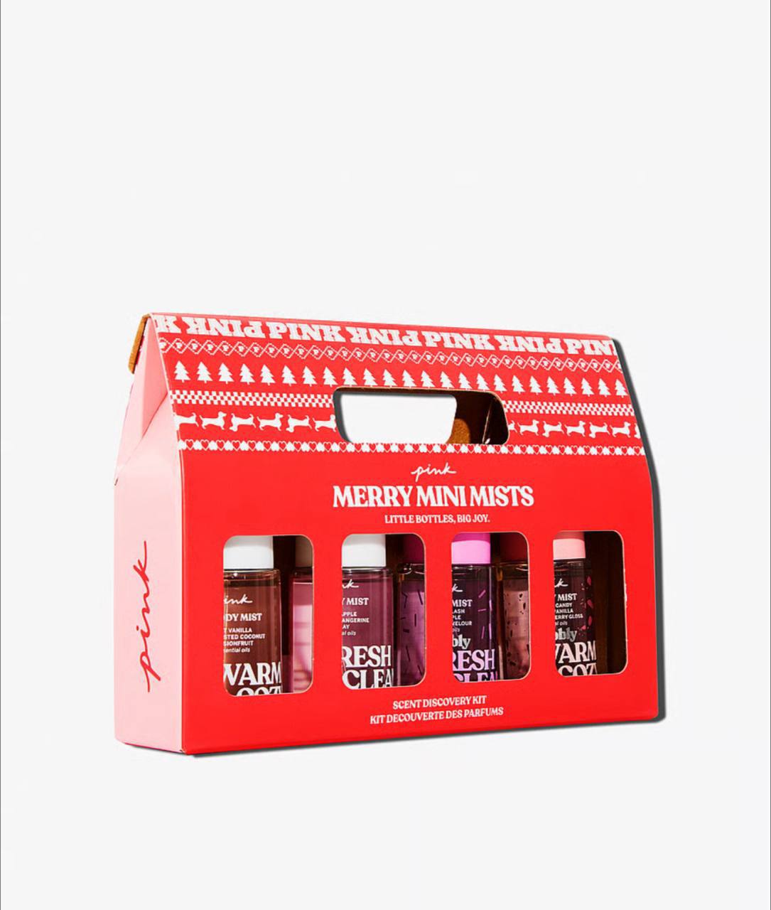 پک کادویی بادی میست Merry Mini Mist مدل Bubbly پینک