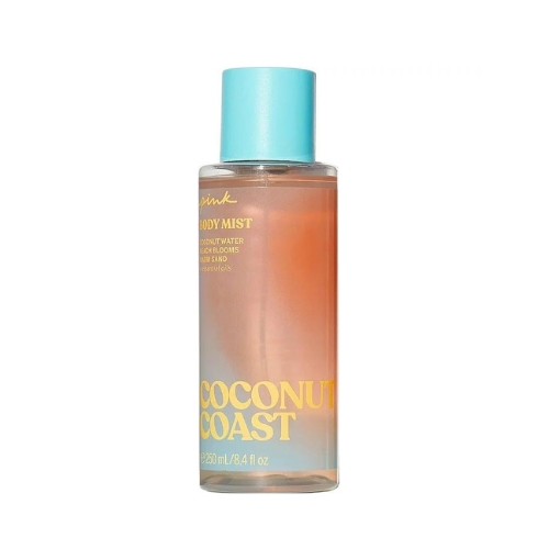بادی میست Coconut Coast پینک با بستهبندی اسپری و طرح ساحلی نارگیلی