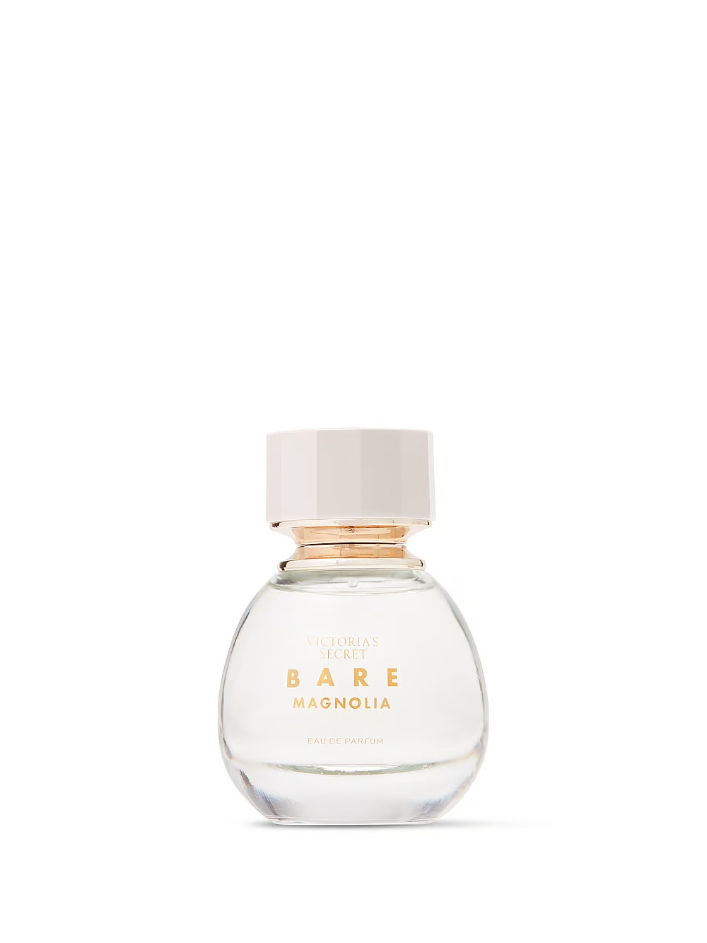 بطری پرفیوم Bare Magnolia ویکتوریا سکرت در کنار جعبه‌ی اصلی محصول