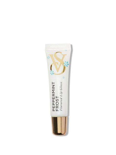 برق لب Peppermint Frost ویکتوریا سکرت با رنگ شفاف و درخشش شیشهای روی لب