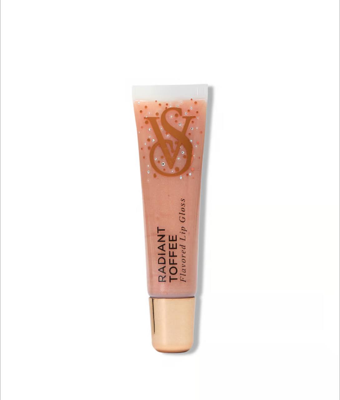 برق لب Radiant Toffee ویکتوریا سکرت با رنگ قهوهای نود و درخششی شایندار روی لب