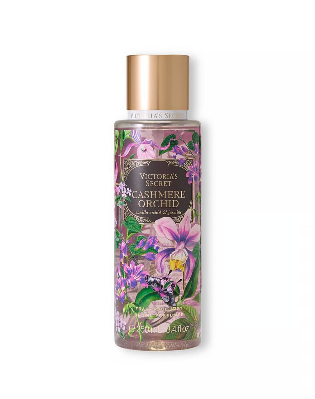 بادی میست Cashmere Orchid ویکتوریا سکرت، بطری اسپری با رنگ گرم ارکیده و زردآلو