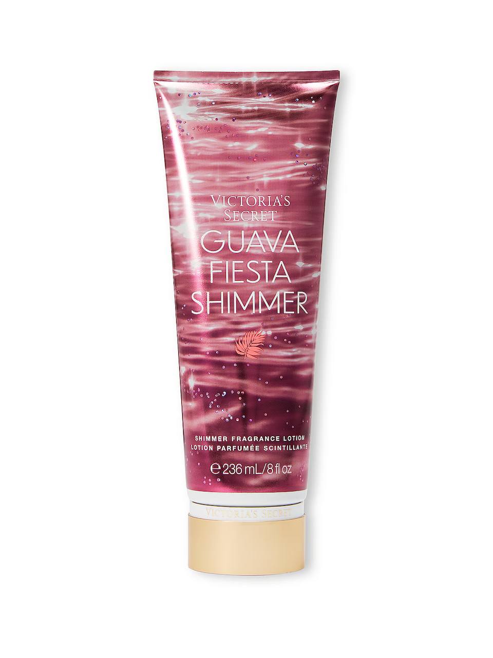 لوسیون بدن اکلیلی Guava Fiesta shimmer ویکتوریا سکرت با بستهبندی تیوپی، حجم ۲۳۶ میلیلیتر