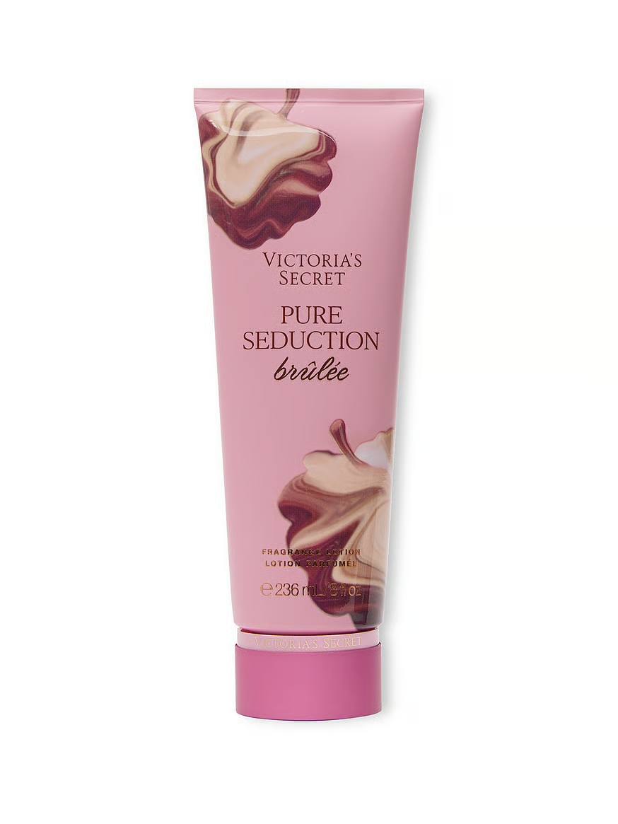 لوسیون بدن Pure Seduction Brulee ویکتوریا سکرت، تیوپ ۲۳۶ میلیلیتری روی سطح روشن