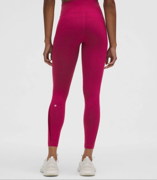 لگ ورزشیwunder train mesh panel hr tight 25 سرخابی لولولمن اورجینال - تصویر 3