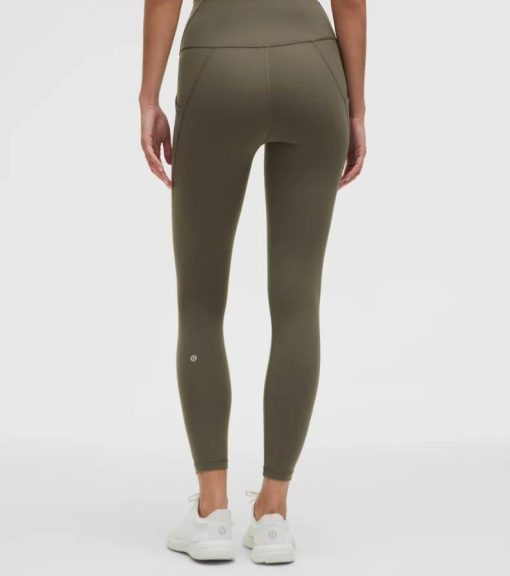 لگ ورزشی wunder train hr tight 25 pocket  قهوه ای لولولمن اورجینال - تصویر 3